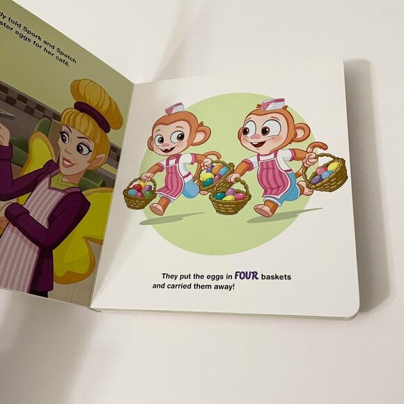 Butterbeans Cafe A Day at the Cafe Scratch and Sniff Book Easter and Halloween - Picture 5 of 16